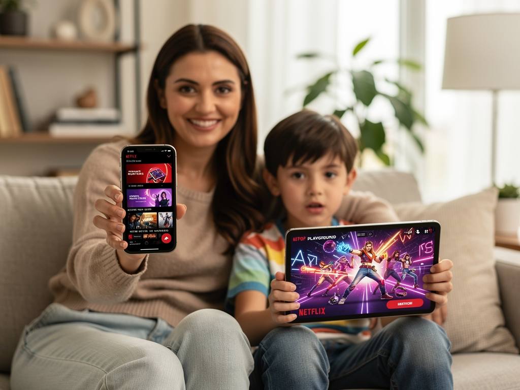 Netflix na Nové Vlně: Recenze Přepracované Mobilní Aplikace a Rozšířeného Herního Hubu